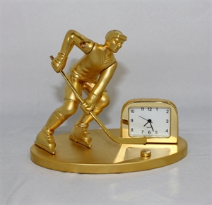 Picture of Clock, Hockey player